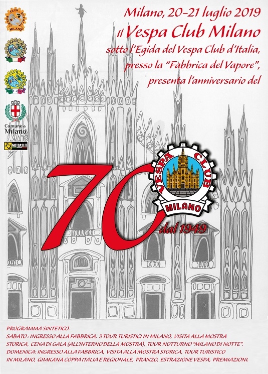 Raduno Nazionale 70° Vespa Club Milano e d'Italia